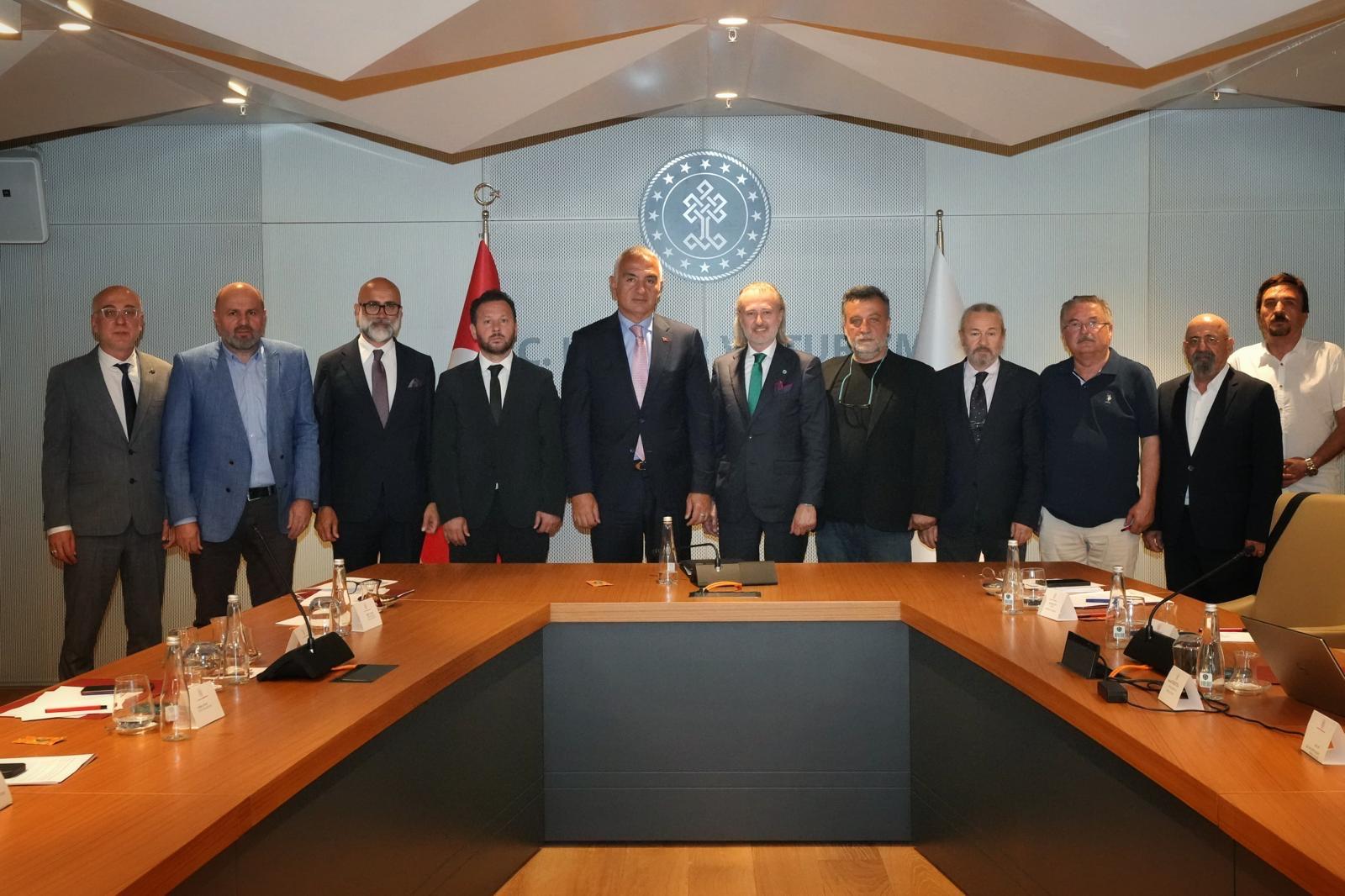 Kültür ve Turizm Bakanı Mehmet Nuri Ersoy ile Toplantı